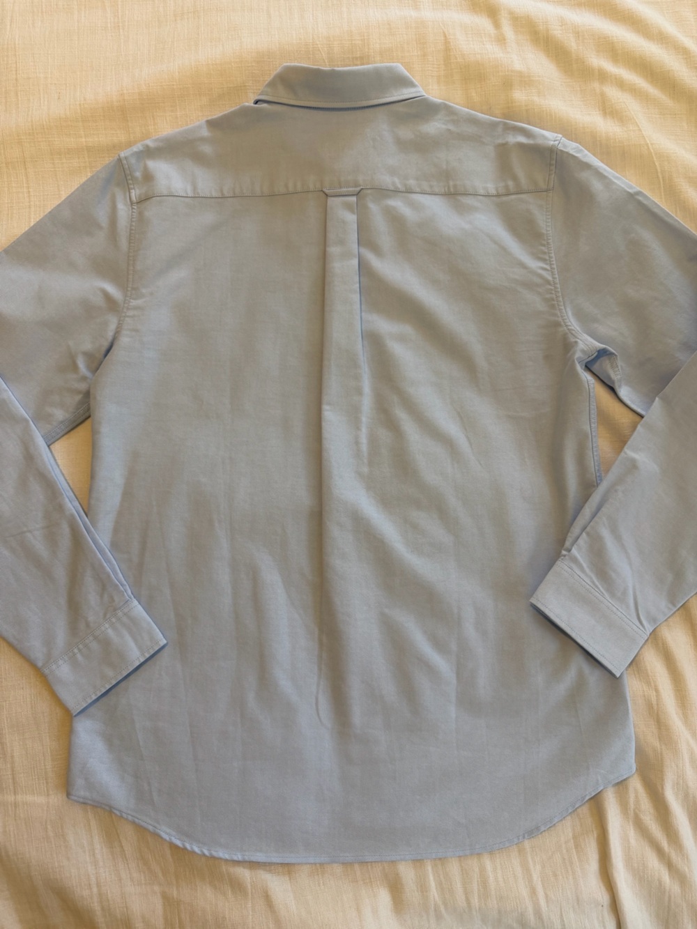 Lacoste NWT Regular Fit Oxford Cotton Shirt in Blue - Picture 9 of 13